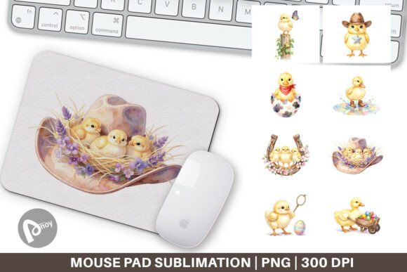 How a Watercolor Western Easter Mouse Pad PNG Can Transform Your Workspace and Workflow